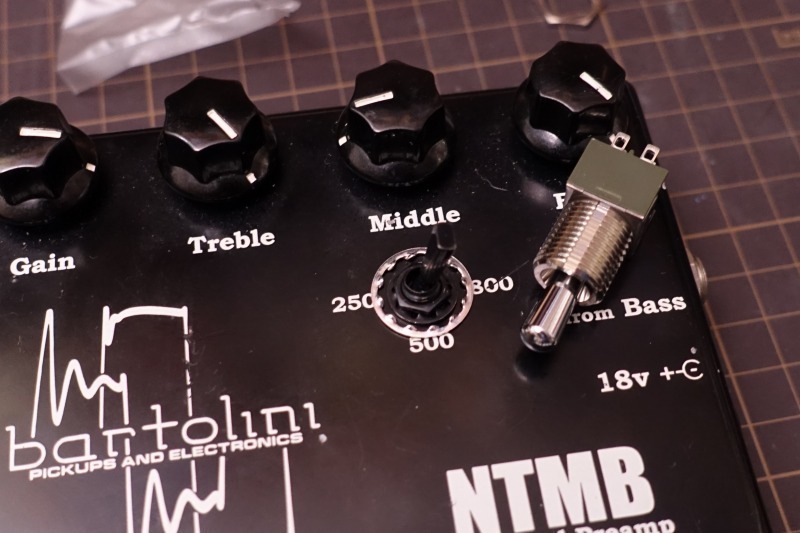 Bartolini NTMB Outboard Preamp（トグルSWの交換）」: こいち時間 -koichizikan-