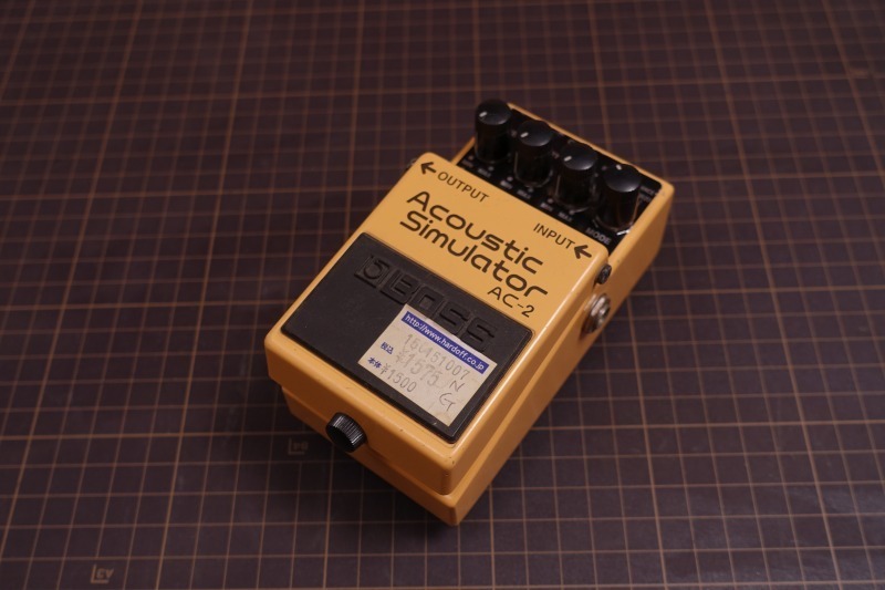 BOSS AC-2 Acoustic Simulator（エフェクト音が出ません）」: こいち ...