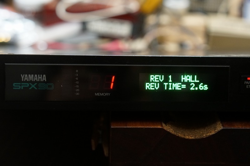 YAMAHA SPX90（液晶ディスプレイの有機ELディスプレイ化）」: こ